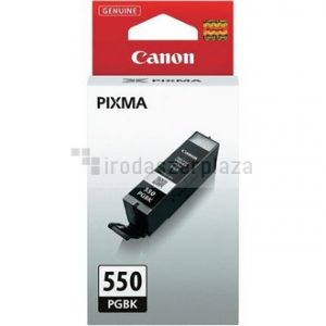 PGI-550PGB Tintapatron Pixma iP7250, MG5450, 6350 nyomtatókhoz, CANON, fekete, 15ml