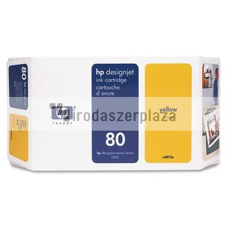C4823A Tintapatron fej DesignJet 1050C nyomtatóhoz, HP 80, sárga