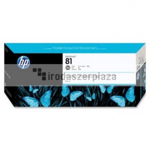 C4930A Tintapatron DesignJet 5000, 5000ps nyomtatókhoz, HP 81, fekete, 680ml