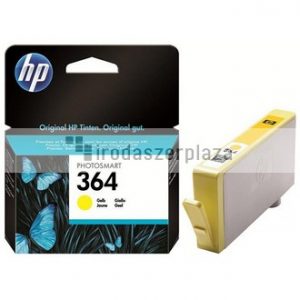 CB320EE Tintapatron Photosmart C5380, C6380, D5460 nyomtatókhoz, HP 364, sárga, 300 oldal