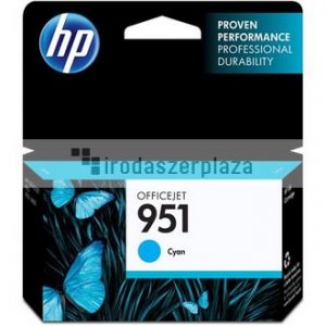 CN050AE Tintapatron OfficeJet Pro 8100, 8600 nyomtatókhoz, HP 951, cián, 0,75k