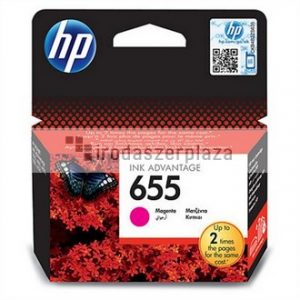 CZ111E Tintapatron Deskjet Ink Advantage 3520 sor nyomtatókhoz, HP 655, magenta, 600 oldal