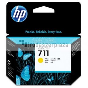CZ132A Tintapatron DesignJet T120,T520 nyomtatókhoz, HP 711, sárga, 29 ml