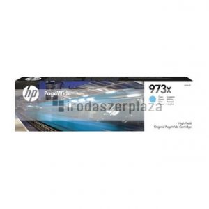 F6T81AE Tintapatron PageWide Pro 452, 477, Managed P57750, P55250 nyomtatókhoz, HP 973X, cián, 7k