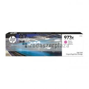 F6T82AE Tintapatron PageWide Pro 452, 477, Managed P57750, P55250 nyomtatókhoz, HP 973X, magenta, 7k