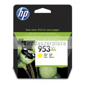 F6U18AE Tintapatron OfficeJet Pro 8210, 8700-as sorozathoz, HP 953XL, sárga, 1,6k