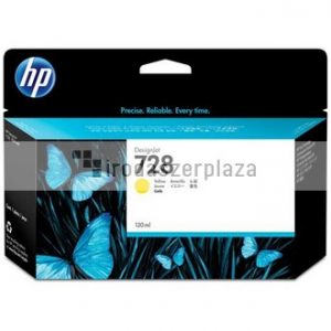 F9J65A Tintapatron DesignJet T730, T830 nyomtatókhoz, HP 728, sárga, 130 ml
