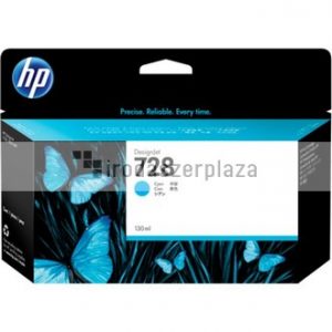 F9J67A Tintapatron DesignJet T730, T830 nyomtatókhoz, HP 728, cián, 130ml