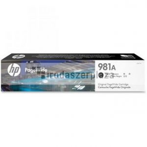 J3M71A Tintapatron Color PageWide Enterprise 556, 586 nyomtatókhoz, HP 981A, fekete, 6k