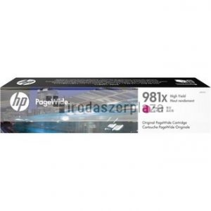 L0R10A Tintapatron Color PageWide Enterprise 556, 586 nyomtatókhoz, HP 981X, magenta, 10k