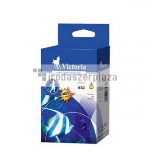 F6V24AE Tintapatron Deskjet Ink Advantage 1115 sor nyomtatókhoz, VICTORIA TECHNOLOGY 652, színes, 9ml