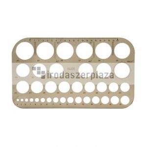 Körsablon, műanyag, KOH-I-NOOR "z37"