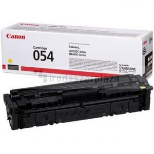 CRG-054 Lézertoner i-Sensys LBP621 623, MF641, 643 nyomtatókhoz, CANON, sárga, 1,2k