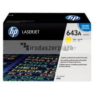 Q5952A Lézertoner ColorLaserJet 4700 nyomtatóhoz, HP 643A, sárga, 10k