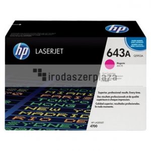 Q5953A Lézertoner ColorLaserJet 4700 nyomtatóhoz, HP 643A, magenta, 10k