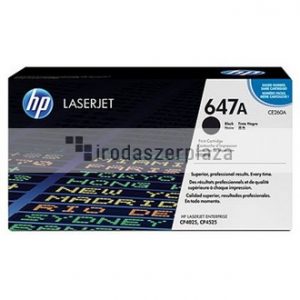 CE260A Lézertoner ColorLaserJet CP4525 nyomtatóhoz, HP 647A, fekete, 8,5k