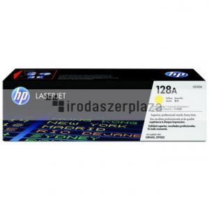 CE322A Lézertoner Color LaserJet Pro CM1415, CP1525N nyomtatókhoz, HP 128A, sárga, 1,3k