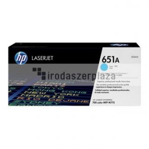 CE341A Lézertoner Laserjet Enterprise MFP M775 nyomtatókhoz, HP 651A, cián, 16k