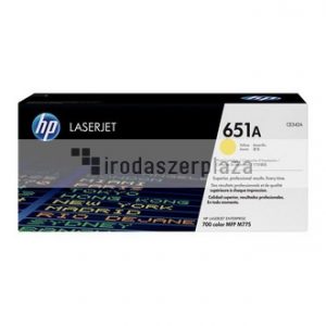 CE342A Lézertoner Laserjet Enterprise MFP M775 nyomtatókhoz, HP 651A, sárga, 16k