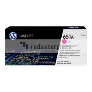 CE343A Lézertoner Laserjet Enterprise MFP M775 nyomtatókhoz, HP 651A, magenta, 16k