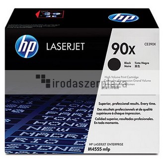 CE390X Lézertoner LaserJet M4555MFP nyomtatóhoz, HP 90X, fekete, 24k