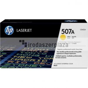 CE402A Lézertoner LaserJet M551 nyomtatóhoz, HP 507A, sárga, 6k
