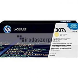 CE742A Lézertoner ColorLaserJet CP5225 nyomtatóhoz, HP 307A, sárga, 7,3k