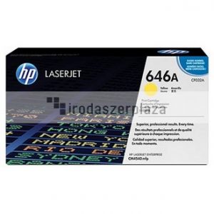CF032A Lézertoner ColorLaserJet Pro CM4540 nyomtatóhoz, HP 646A, sárga, 12,5k