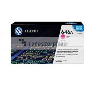 CF033A Lézertoner ColorLaserJet Pro CM4540 nyomtatóhoz, HP 646A, magenta, 12,5k