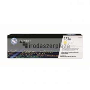 CF212A Lézertoner LaserJet Pro 200 M276N nyomtatóhoz, HP 131A, sárga, 1,8k