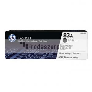 CF283AD Lézertoner LaserJet Pro M125, M126, M127, M128 nyomtatókhoz, HP 83A, fekete, 2*1,5k
