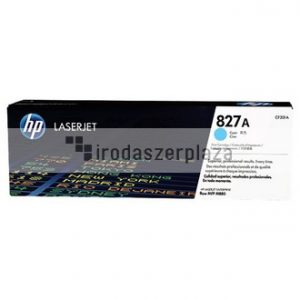CF301A Lézertoner LaserJet M855dn,M880Z nyomtatókhoz, HP 827A, cián, 32k