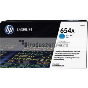 CF331A Lézertoner Color LaserJet Enterprise M651 nyomtatóhoz, HP 654A, cián, 15k
