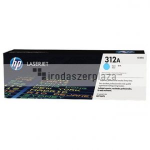 CF381A Lézertoner Color LaserJet Pro MFP M476 nyomtatóhoz, HP 312A, cián, 2,7k