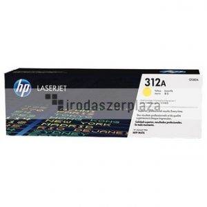 CF382A Lézertoner Color LaserJet Pro MFP M476 nyomtatóhoz, HP 312A, sárga, 2,7k