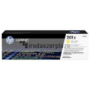 CF402X Lézertoner Color LaserJet Pro M252,M277 nyomtatóhoz, HP 201X, sárga, 2,3k
