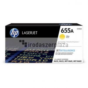 CF452A Lézertoner Color LaserJet M681, M682 nyomtatókhoz, HP 655A, sárga, 10,5k