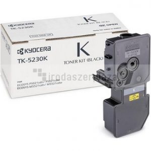 TK5230 Lézertoner M5521CDN, 5521CDW, P5021CDN, 5021CDW nyomtatókhoz, KYOCERA, fekete, 2,6k