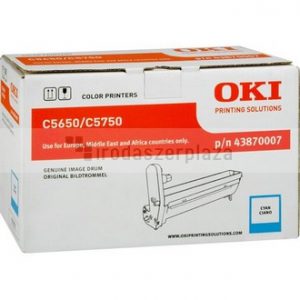 43870007 Dobegység C5650, 5750 nyomtatókhoz, OKI, cián, 20k