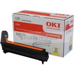 44318505 Dobegység C711 nyomtatóhoz, OKI, sárga, 20k
