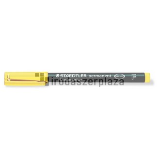 Alkoholos marker, OHP, 0,6 mm, STAEDTLER "Lumocolor 318 F", sárga
