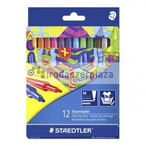 Rostirón készlet, 1 mm, STAEDTLER "325", 12 különböző szín