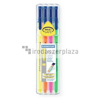 Szövegkiemelő készlet, 1-4 mm, STAEDTLER "Triplus 362", 4 különböző szín
