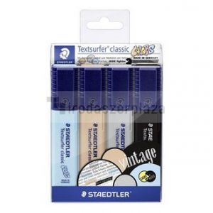 Szövegkiemelő készlet, 1-5 mm, STAEDTLER "Textsurfer Classic Pastel 364 C", 4 különböző szín
