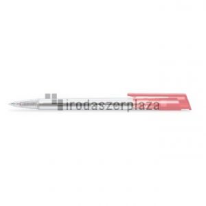 Golyóstoll, 0,5 mm, nyomógombos, STAEDTLER "Ball 423 M", piros