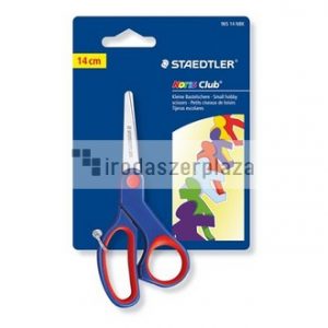 Olló, iskolai, 14 cm, STAEDTLER "Noris 965", kék