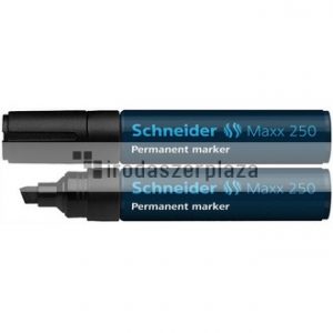 Alkoholos marker, 2-7 mm, vágott, SCHNEIDER "Maxx 250", fekete