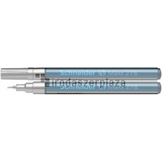 Lakkmarker, 0,8 mm, SCHNEIDER "Maxx 278", ezüst