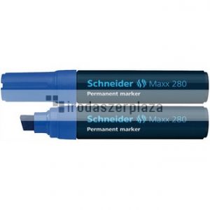 Alkoholos marker, 4-12 mm, vágott, SCHNEIDER "Maxx 280", kék