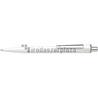 Golyóstoll, 0,5 mm, nyomógombos, SCHNEIDER "K3 Biosafe", zöld